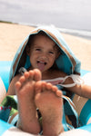 Fuzzy Caterpillars - Hooded Kid Beach Towels