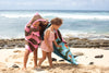 Fuzzy Caterpillars - Hooded Kid Beach Towels