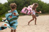 Fuzzy Caterpillars - Hooded Kid Beach Towels